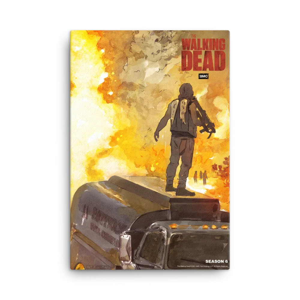 11 Weeks of TWD – Season 6 by Zelda Devon Premium Gallery Wrapped Canvas