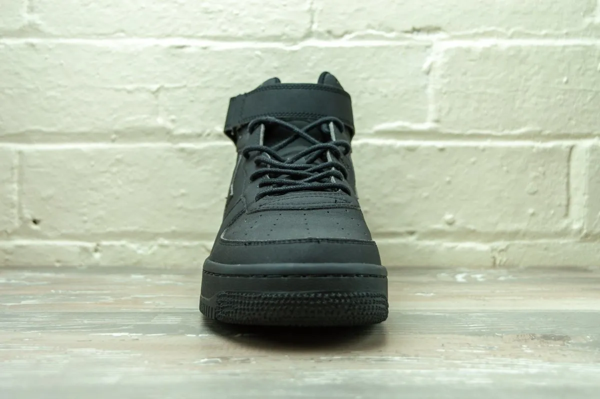 A Bathing Ape Bapesta M1 Mid Black Nubuck 1C30191021