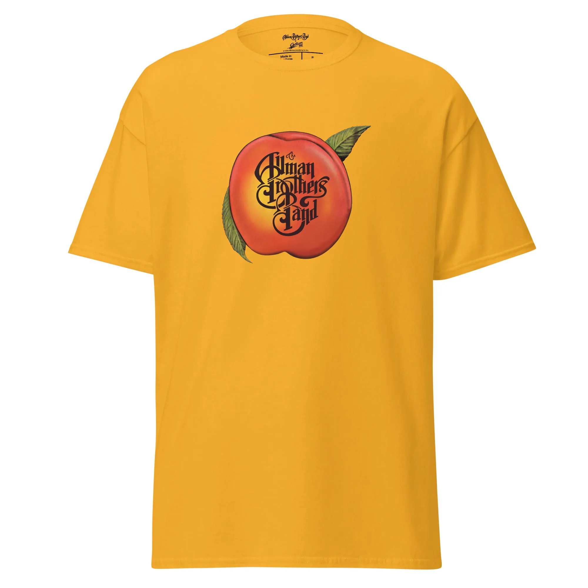 Allman Brothers Band | Eco Friendly Tee | Yellow Peach