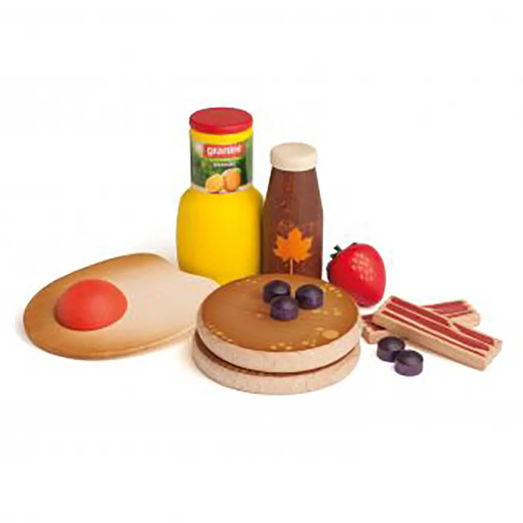 American Breakfast Wooden Toy Set