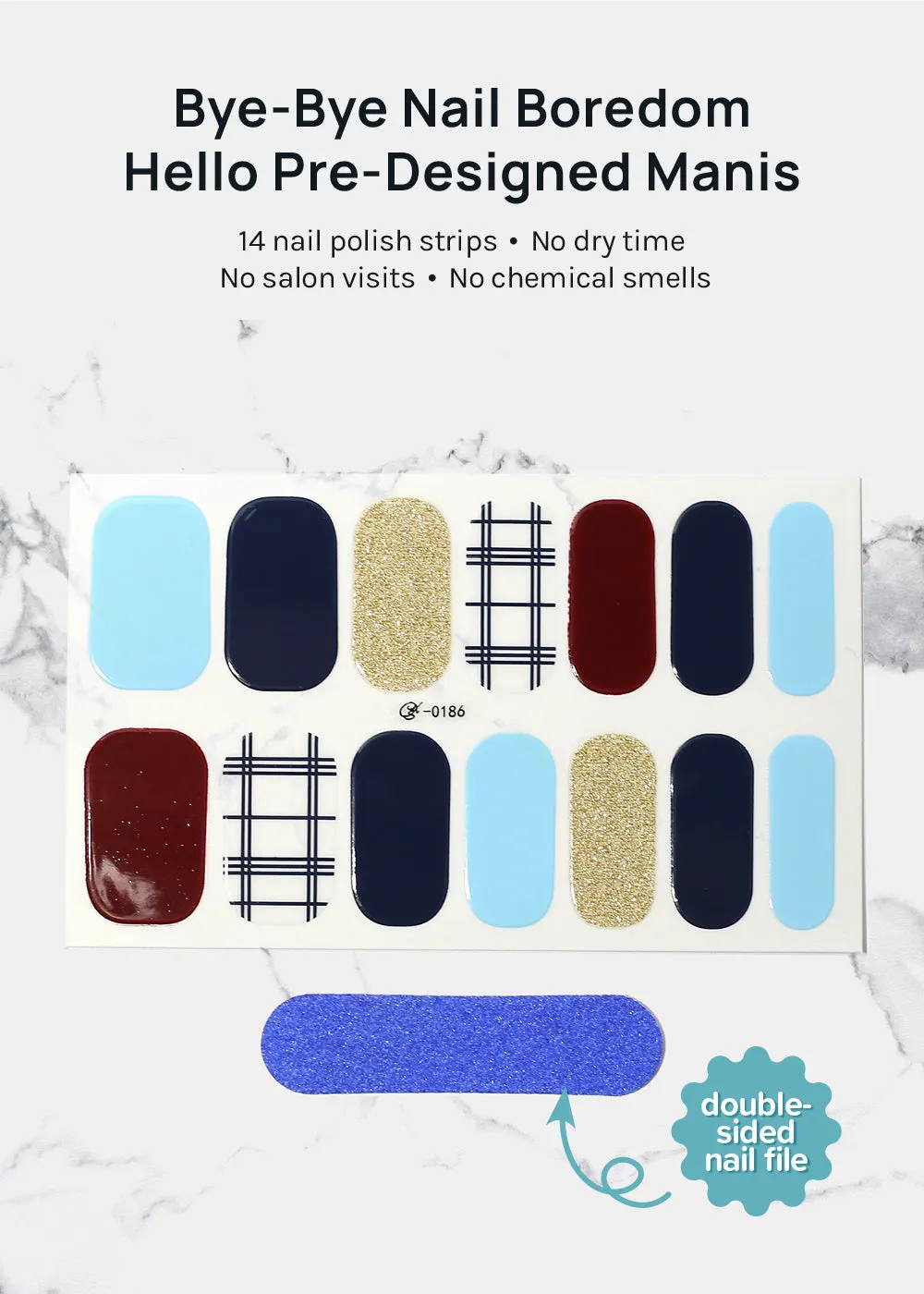 AOA Nail Polish Strips: Glasgow