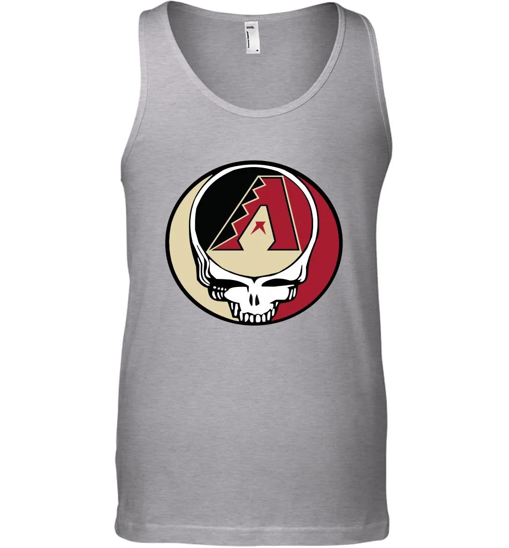 Arizona Diamondbacks Grateful Dead Steal Your Face Baseball Mens Tank Top