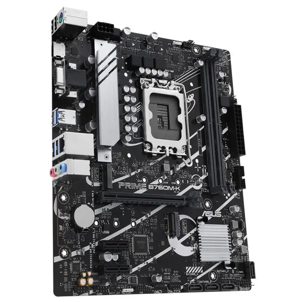 ASUS PRIME B760M-K D4 Intel Raptor Lake Socket LGA 1700 Micro-ATX Motherboard