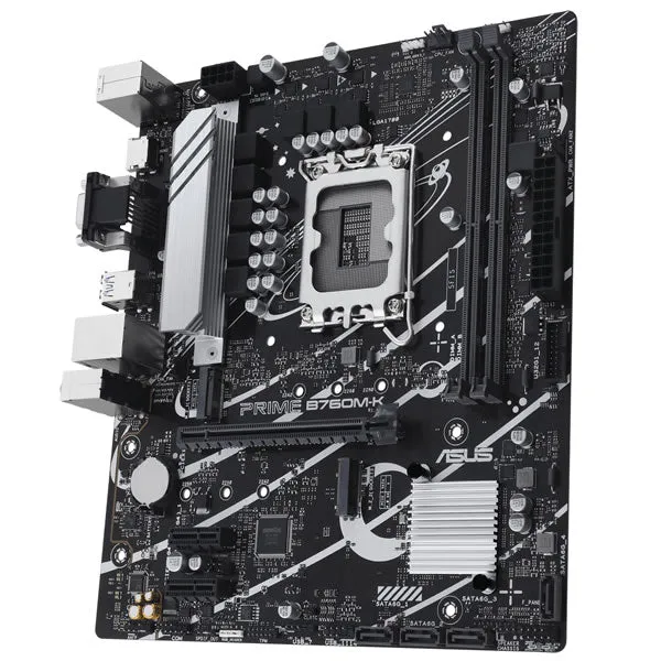 ASUS PRIME B760M-K D4 Intel Raptor Lake Socket LGA 1700 Micro-ATX Motherboard