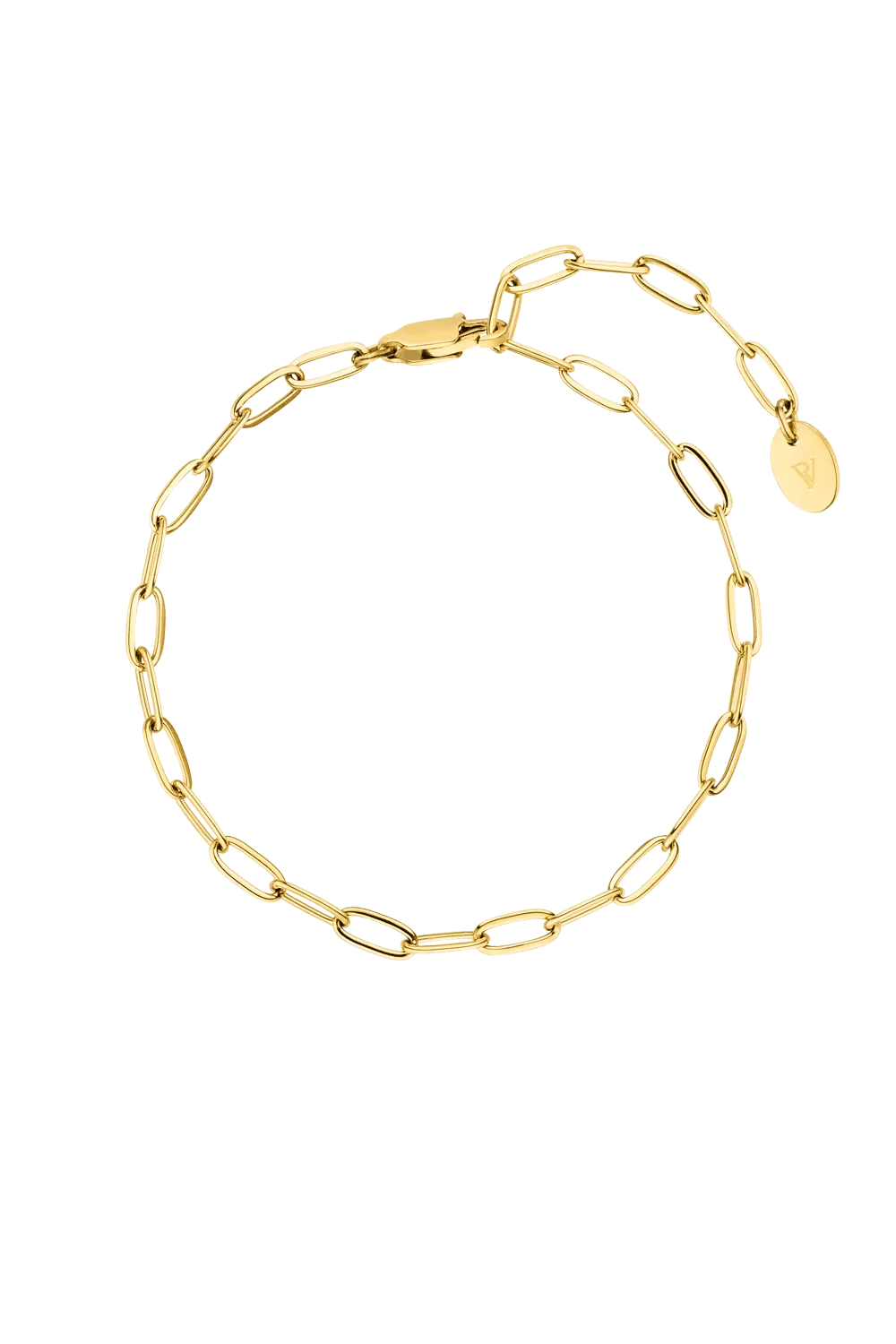 Bicycle Chain Bracelet 14K Gold Plated