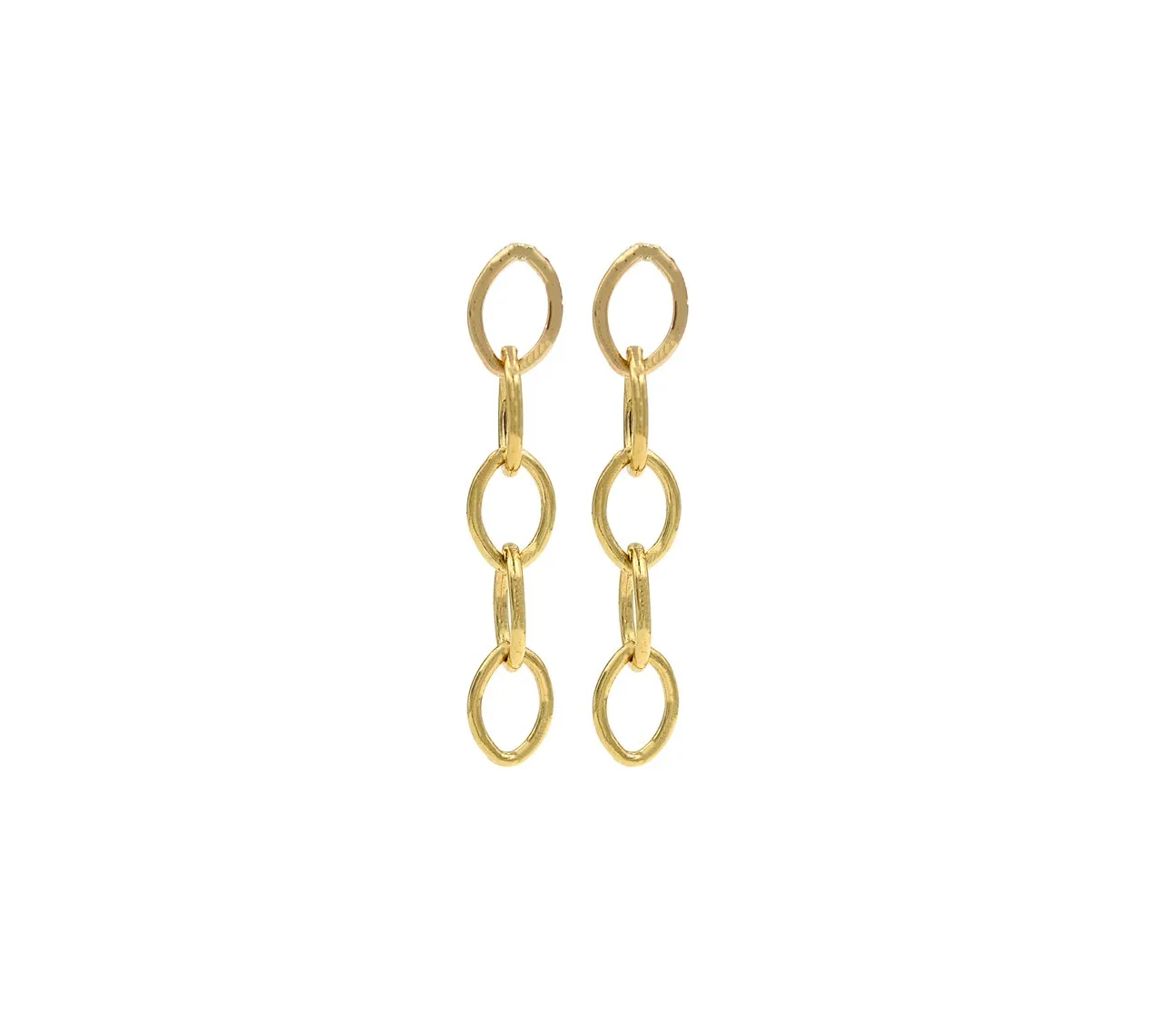 Big Chain Gold Filled Earrings