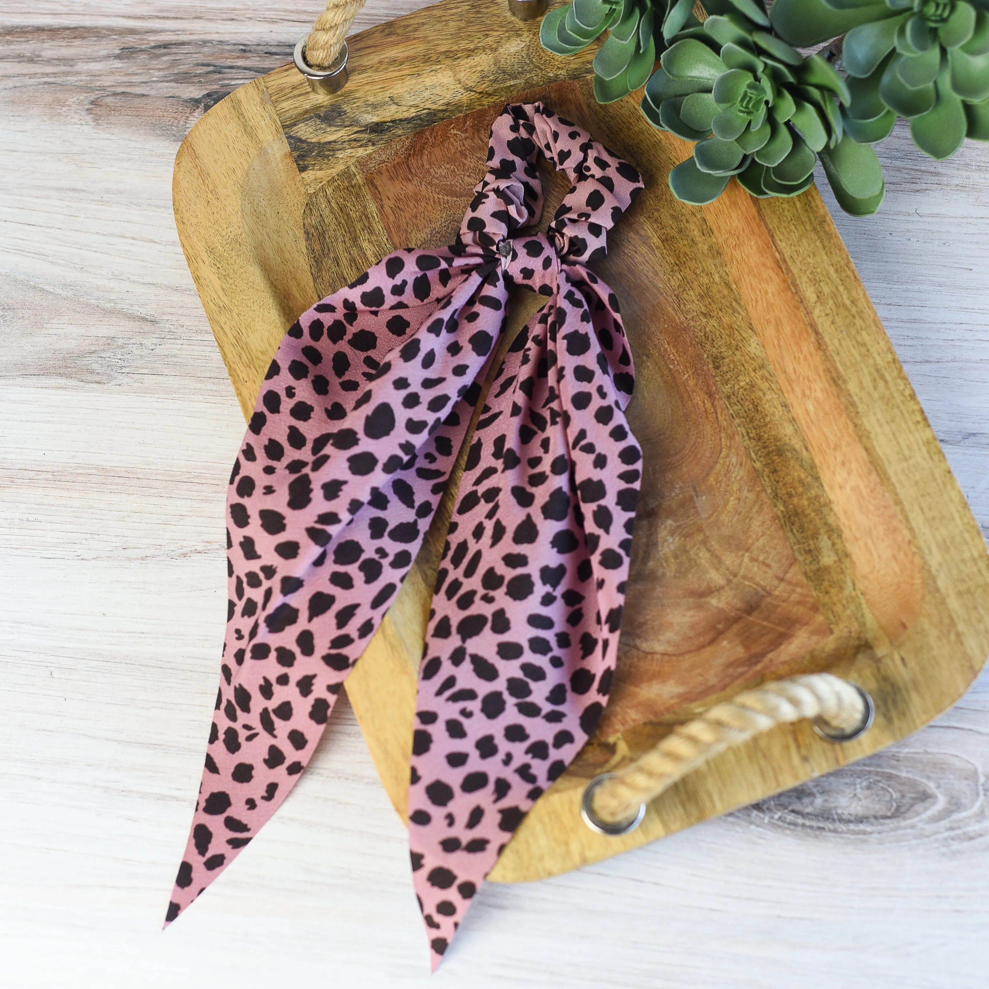 Brush Dot Hair Scarf