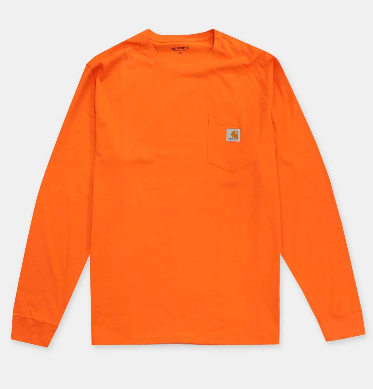 Carhartt WIP Long Sleeve Pocket T-Shirt in Pepper