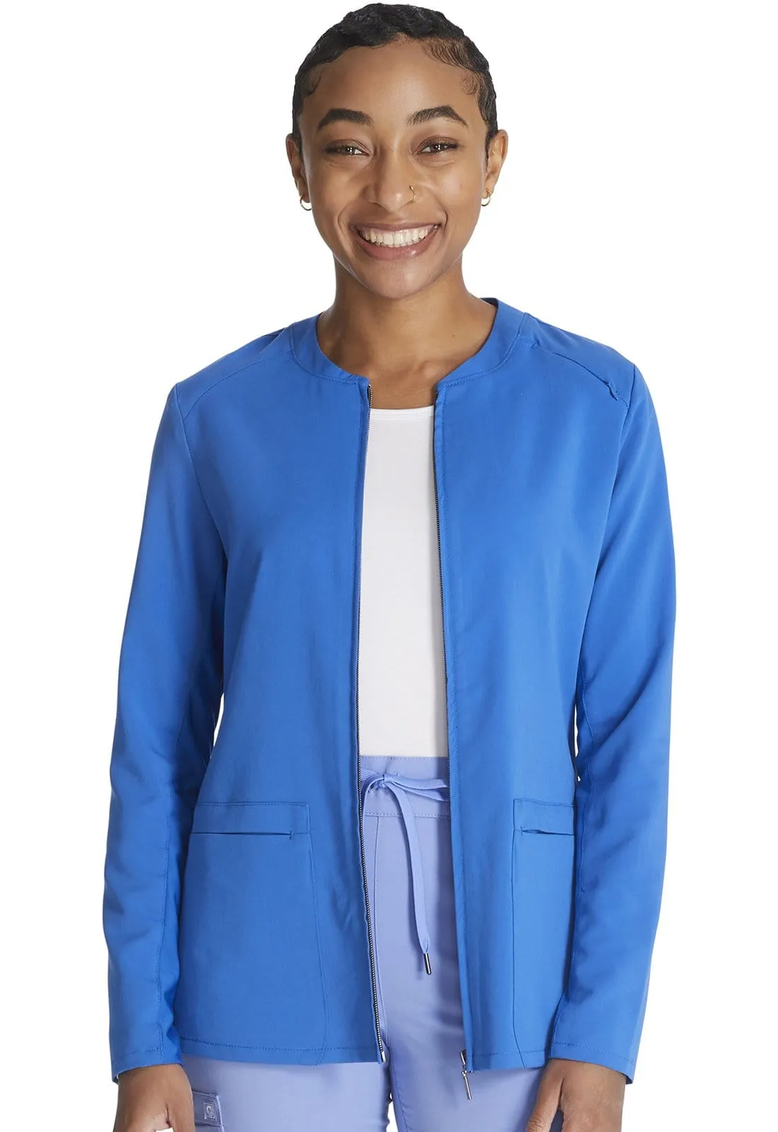 Cherokee Atmos  Zip Front Scrub Jacket CK356A