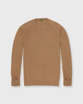 Classic Crewneck Sweater in Camel Cashmere