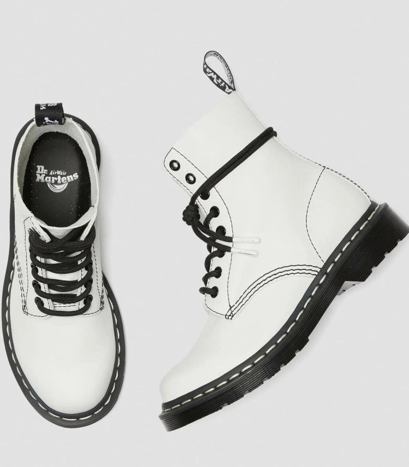 Dr.Martens 1460 Pascal BW Virginia weiss schwarz 25818113