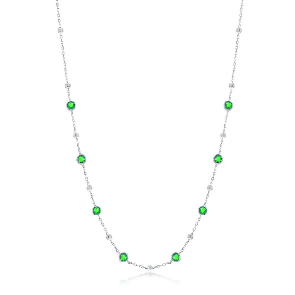 Emerald Spots Necklace