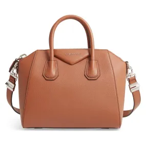 Givenchy Small Antigona Satchel Brown Leather Shoulder Bag