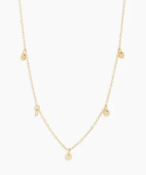 Gorjana 5 Disc Choker Necklace - Gold