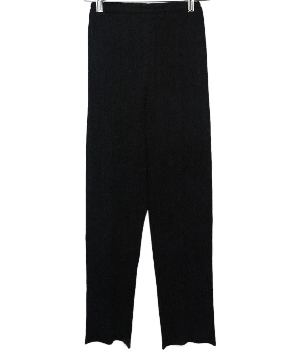 Issey Miyake Black Pleated Pants sz 0