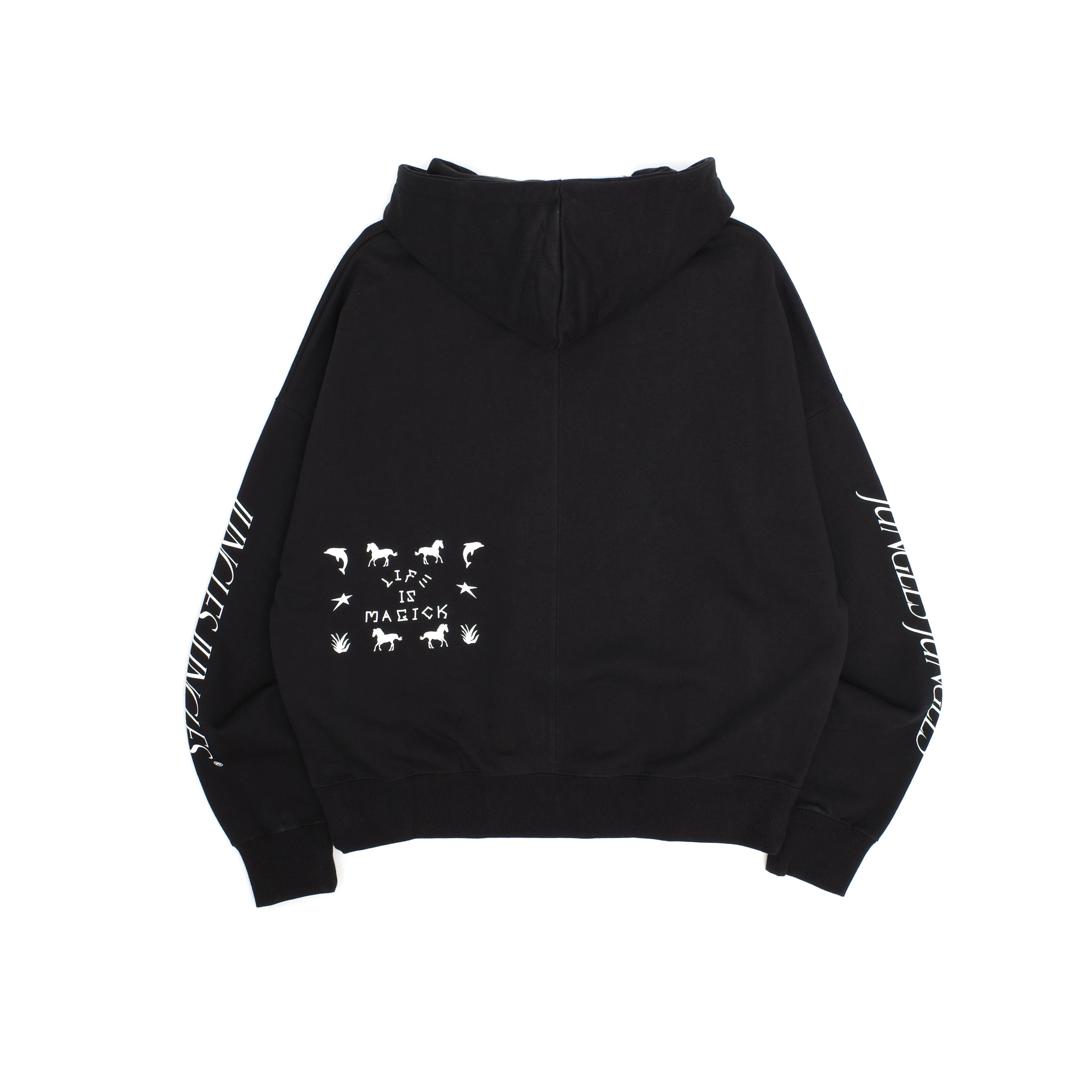 Jungles Jungles Life Is Magick Zip Hoodie "Black"