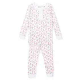 Lila and Hayes - Alden Pajama Set - Bunny Hop Pink