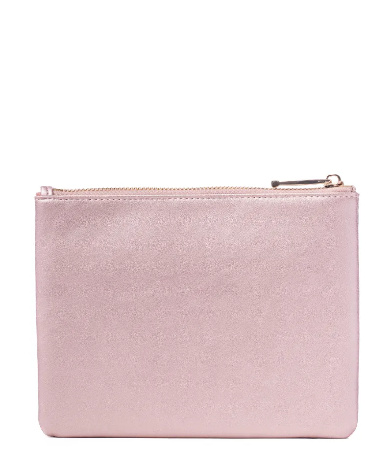 Maia Cosmetic Bag - Pink Metallic