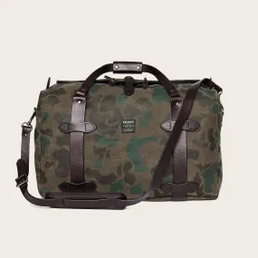 MEDIUM WAXED RUGGED TWILL DUFFLE BAG