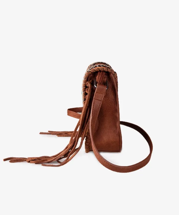 Montana West Fringe Concho Crossbody