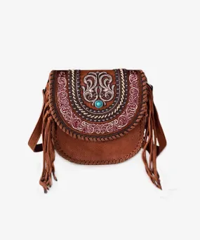 Montana West Fringe Concho Crossbody