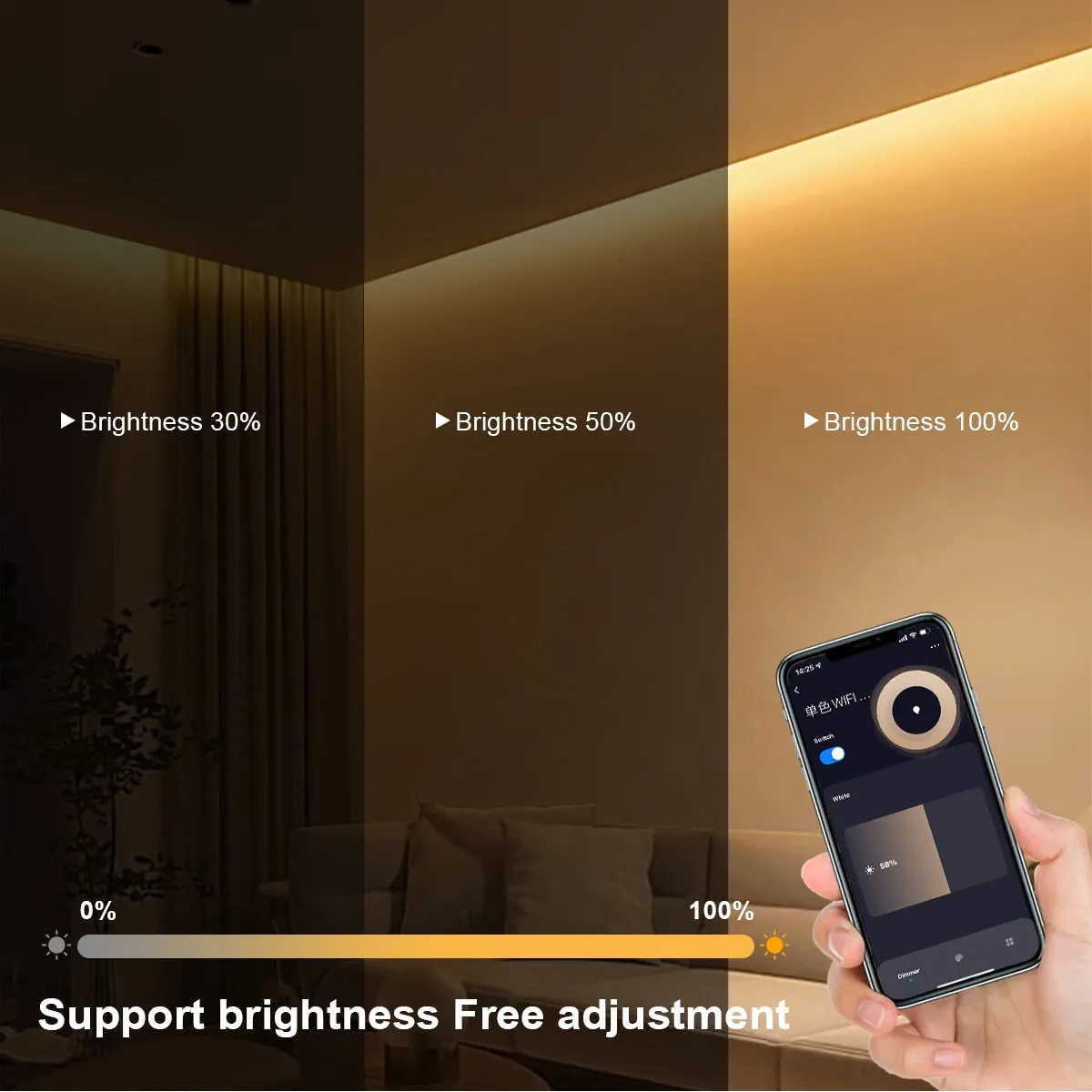 Neon 24V LED Strip with Tuya Smart WiFi APP Voice Control