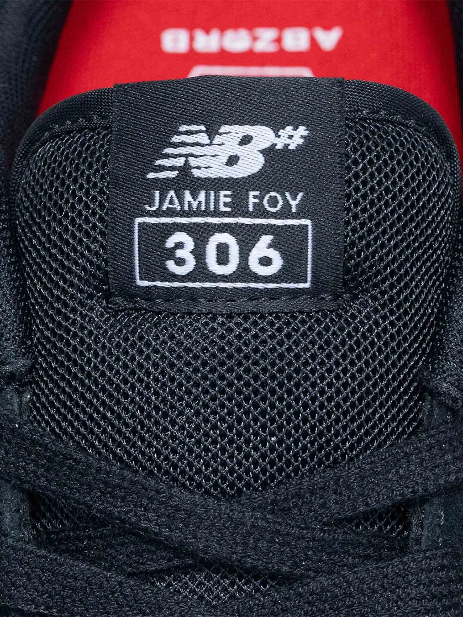 New Balance Numeric 306 Jamie Foy - Black / Black / White