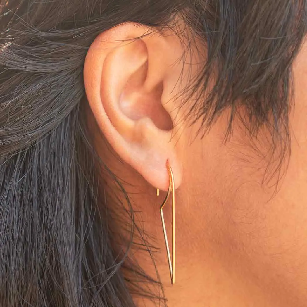 On Point Triangle Earrings