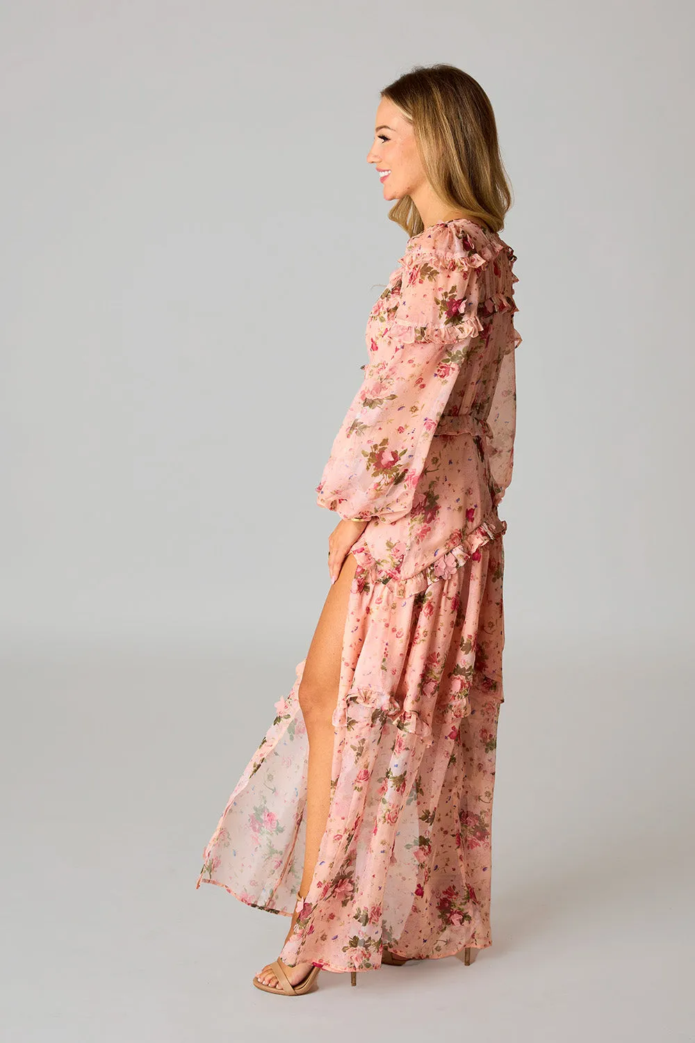 Pia Long Sleeve Maxi Dress - Spellbound