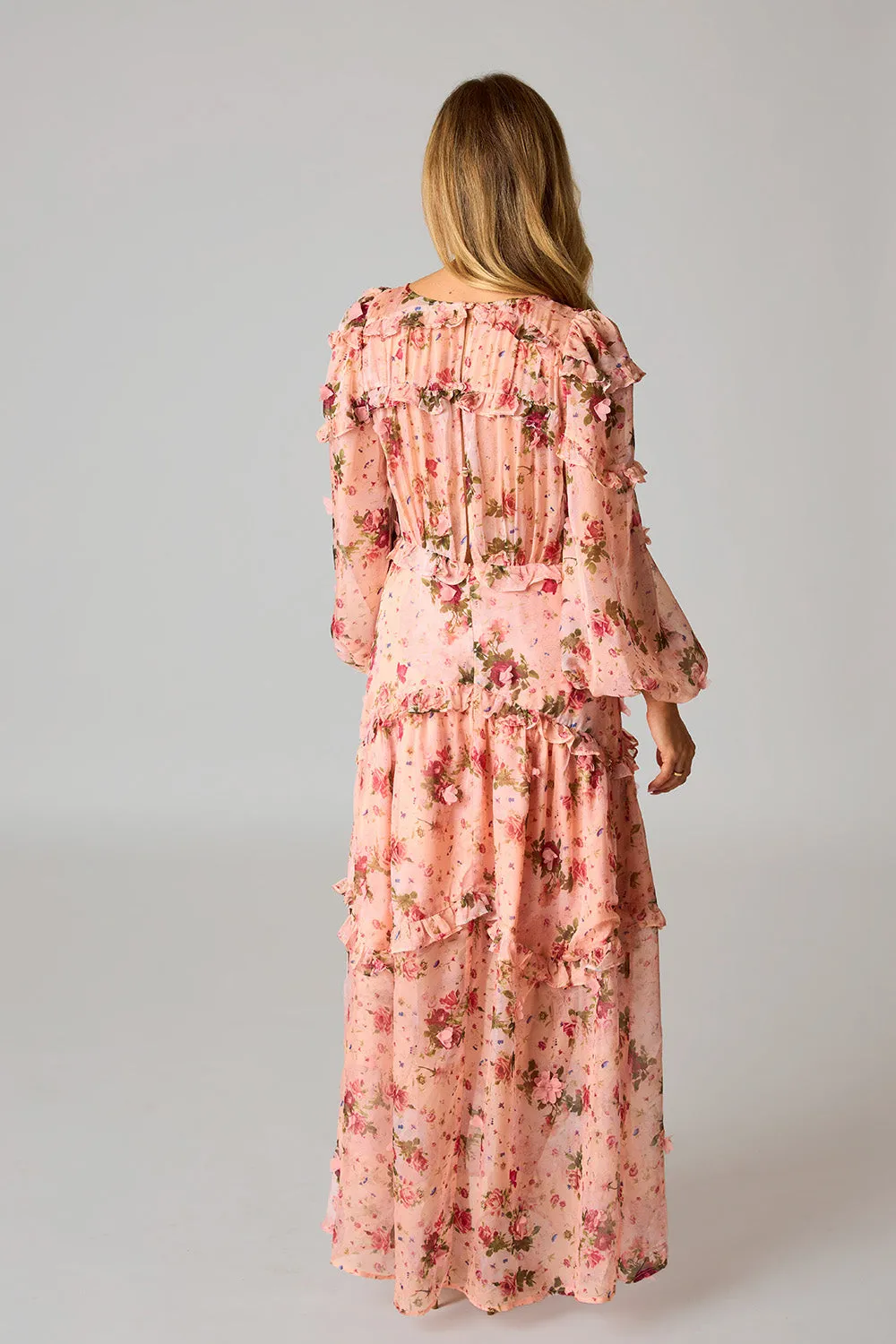 Pia Long Sleeve Maxi Dress - Spellbound