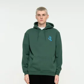 Santa Cruz Green Screaming Hand Chest Kangaroo Pocket Hoodie 