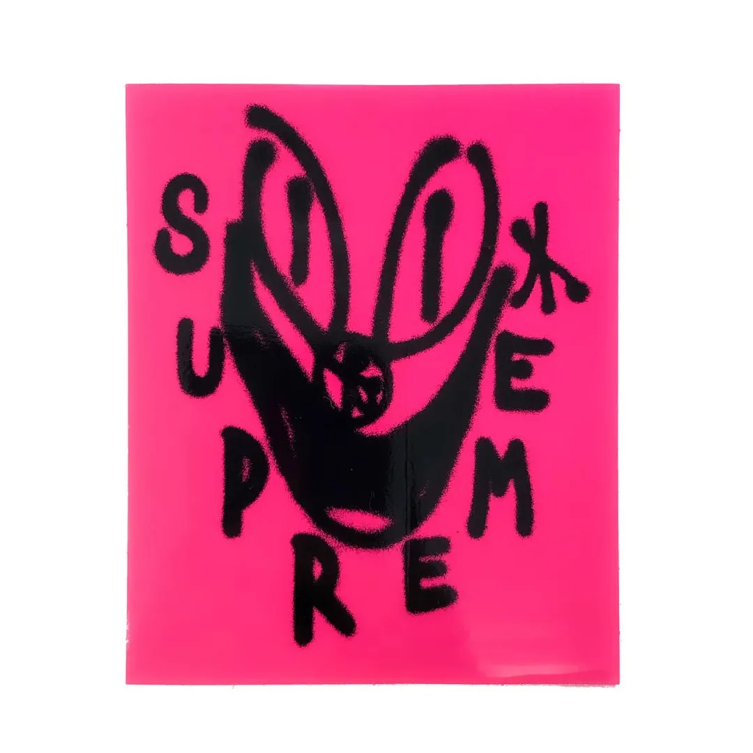 Supreme Sancheeto Smile Pink Sticker