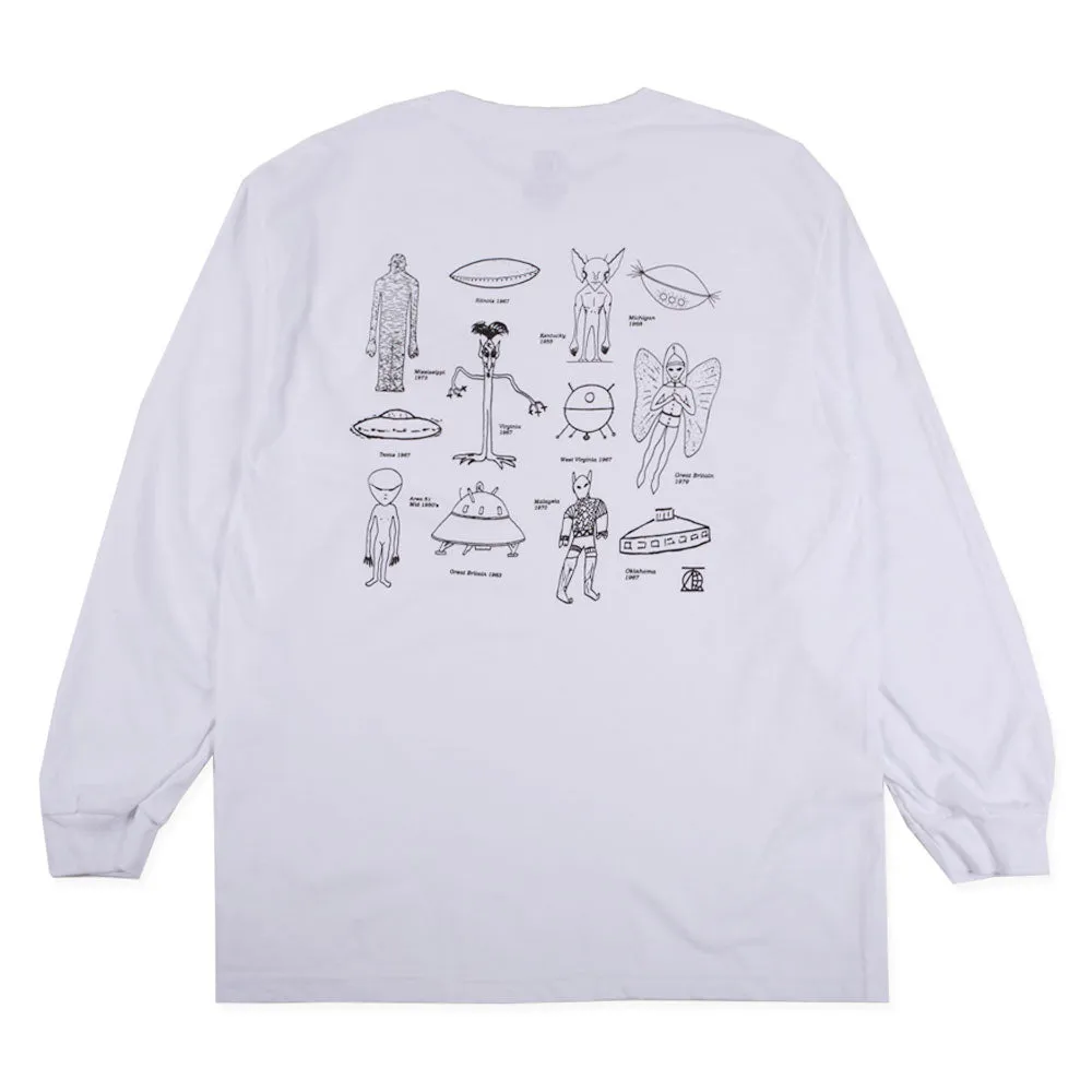 Theories Classifications Longsleeve Tee White