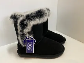 UGG Fur Trim Classic Sheepskin Boots