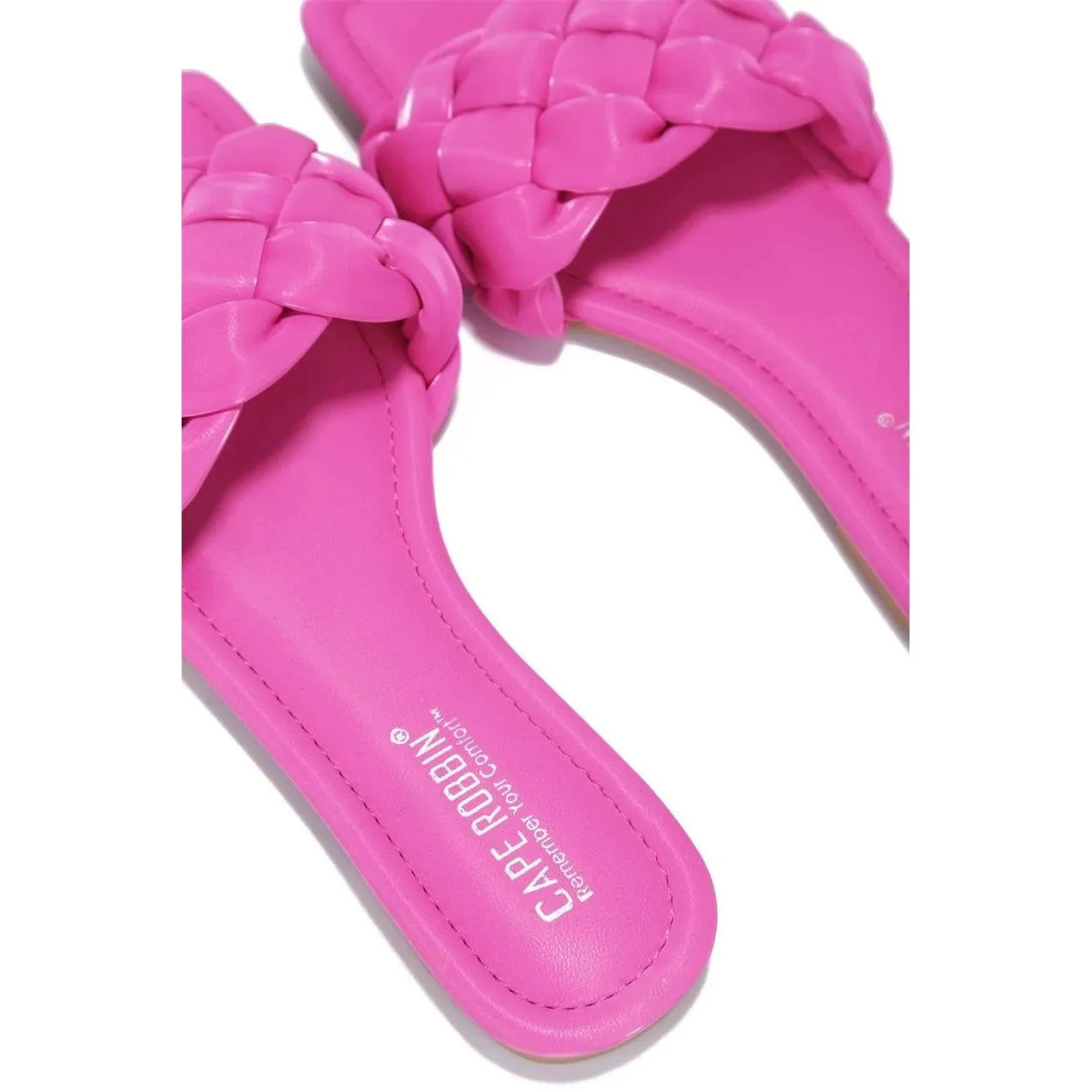 Vagabond Quilted Sandal - Hot Pink