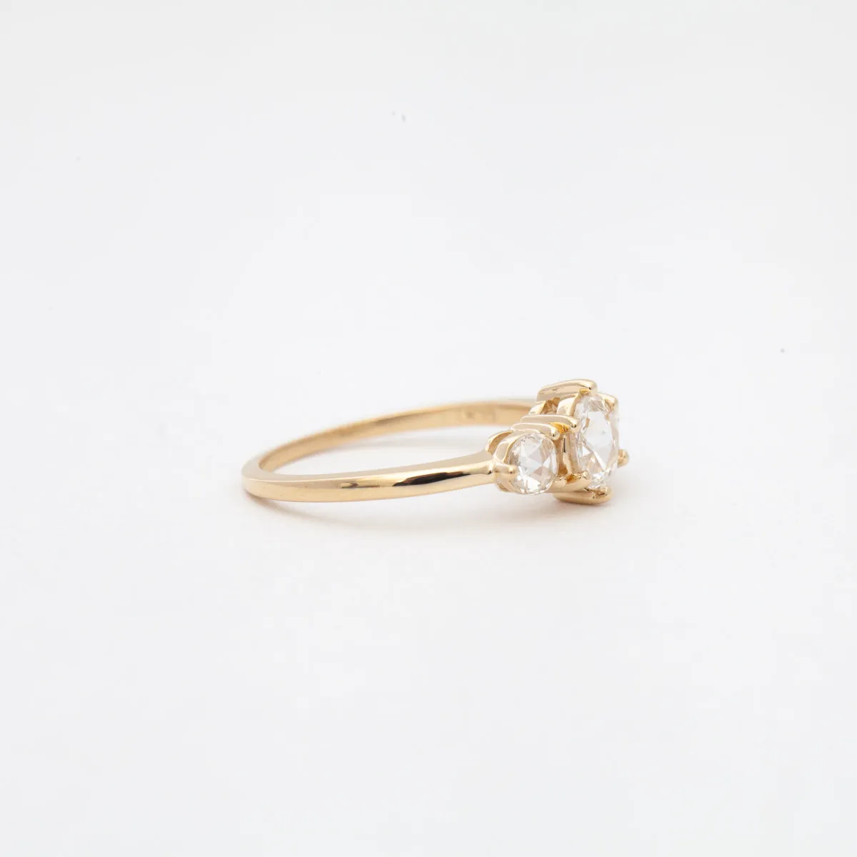 White Diamond Large Tidals Ring