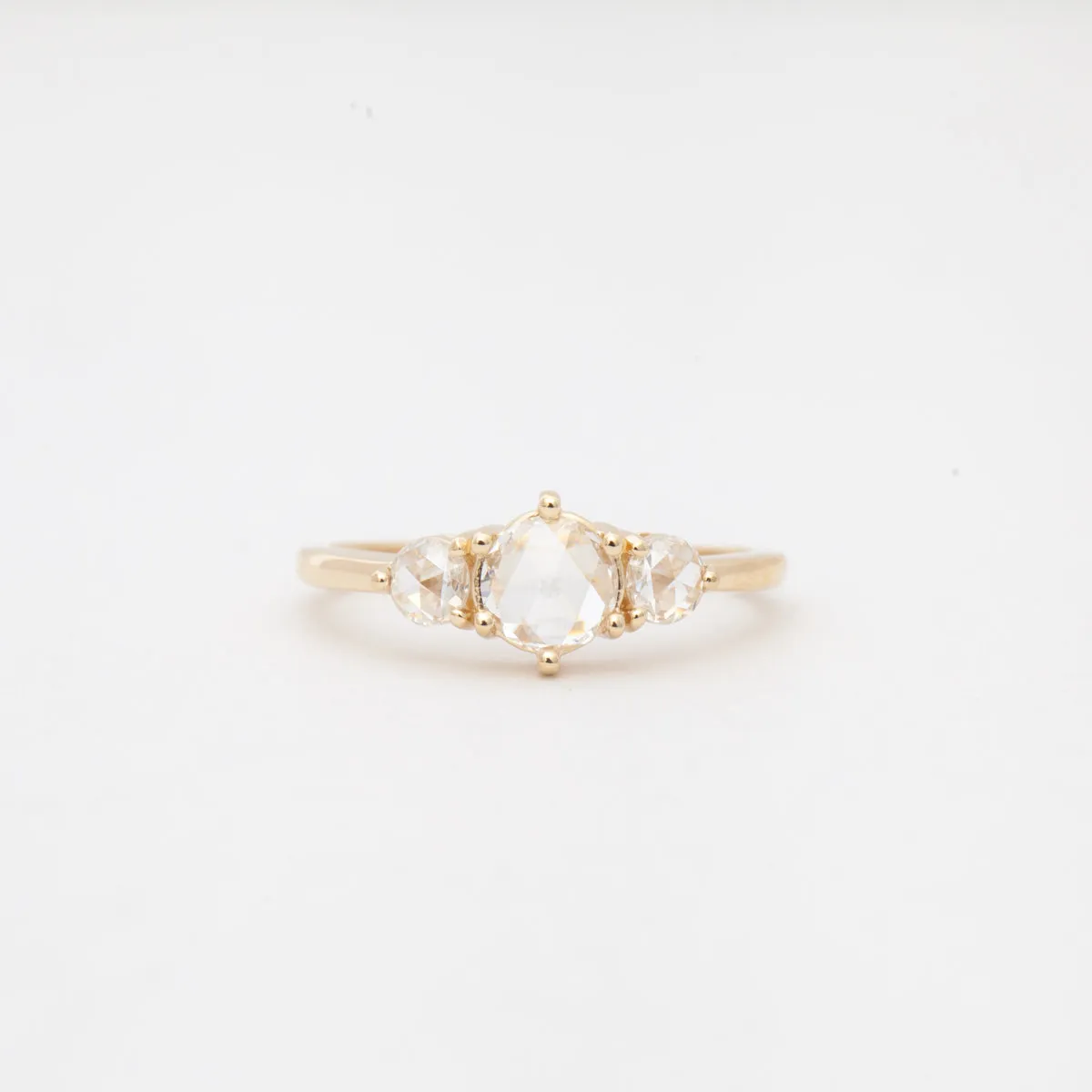 White Diamond Large Tidals Ring