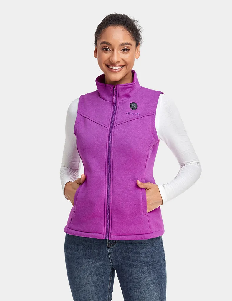 Women's Heated Fleece Vest - New Colors