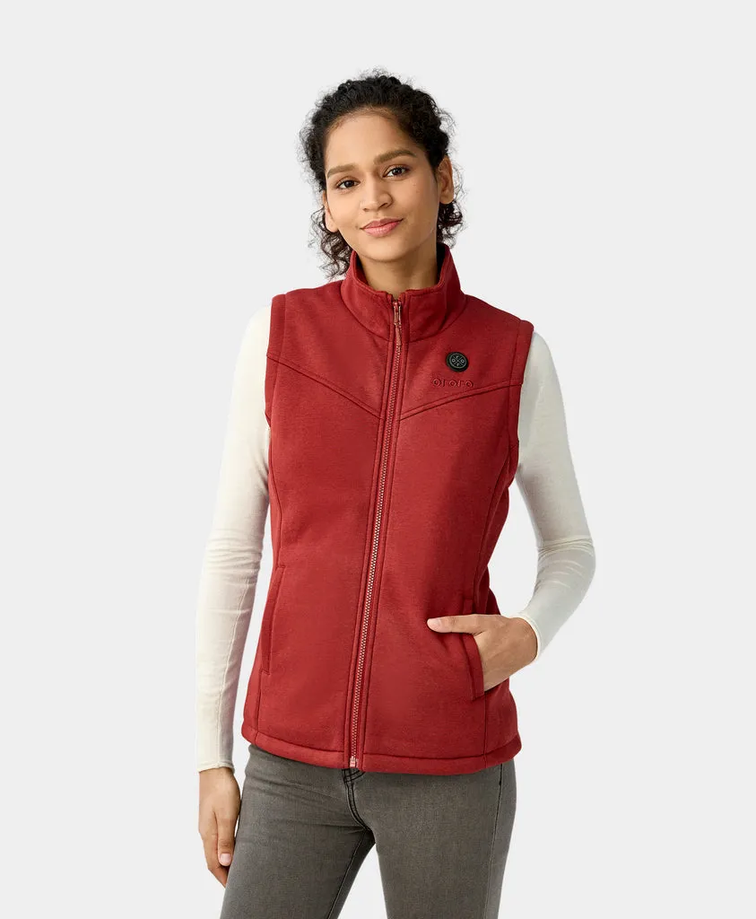 Women's Heated Fleece Vest - New Colors